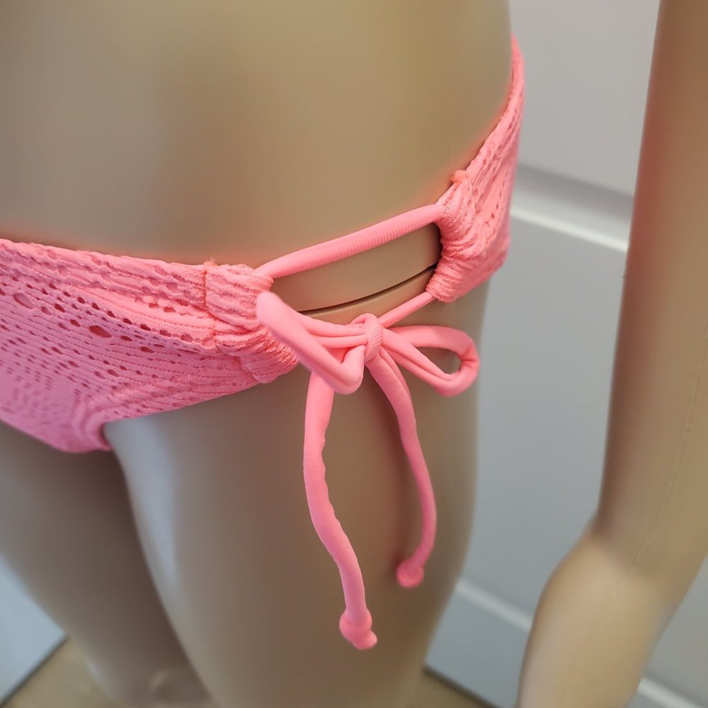 BAWDY WOMEN'S SEXY BIKINI SWIMSUIT SWIMWEAR PUSH UP MESH-PINK SMALL - Picture 3 of 6
